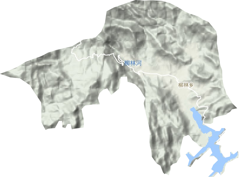 柳林鄉地形圖