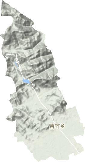 苦竹鄉(xiāng)地形圖
