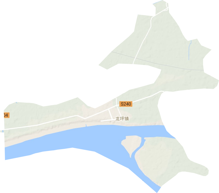 龍坪鎮地形圖
