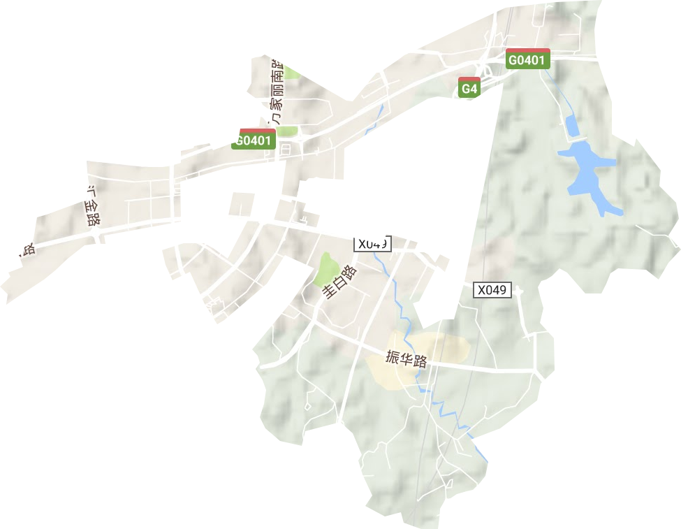 同升街道地形圖