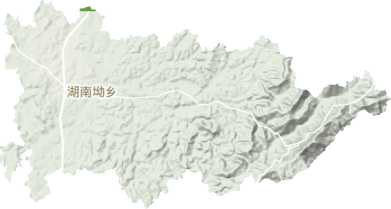 湖南坳鄉地形圖