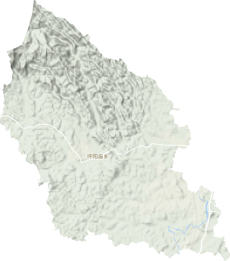 坪陽廟鄉地形圖
