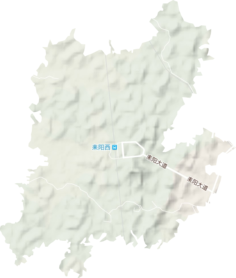三順街道地形圖