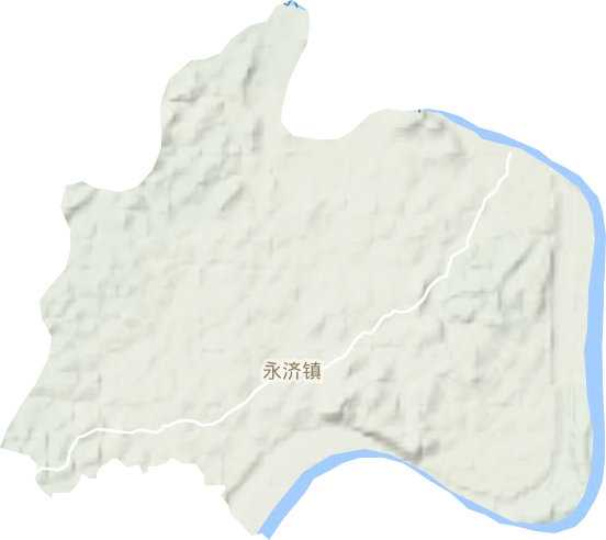 永濟鎮地形圖