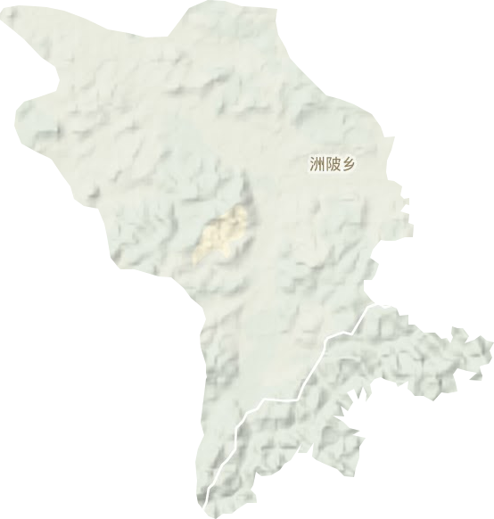 洲陂鄉地形圖