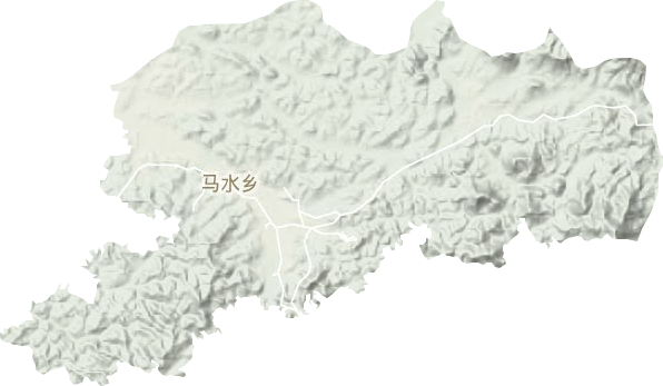 馬水鄉地形圖
