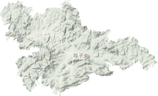 導子鄉地形圖