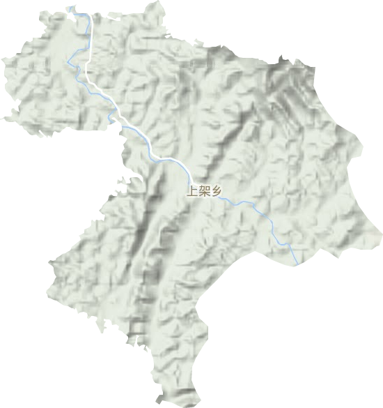 上架鄉(xiāng)地形圖