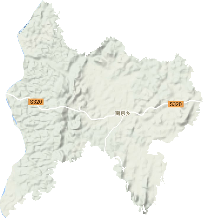 南京鄉地形圖