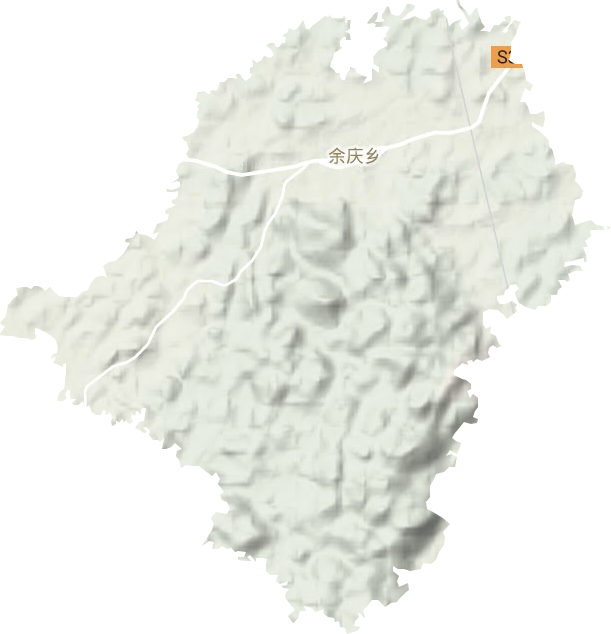 余慶鄉地形圖