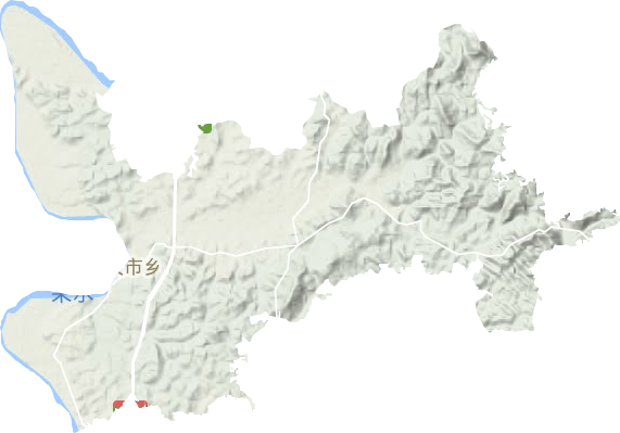 大市鄉地形圖