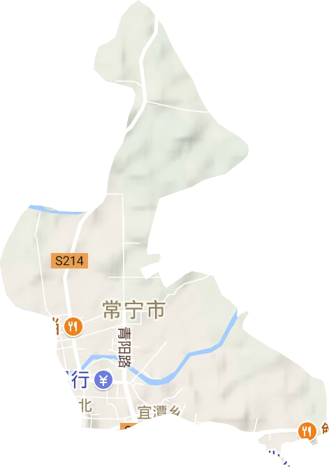 宜陽街道地形圖