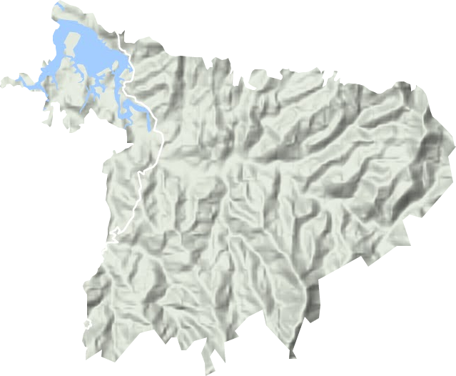 天堂山辦事處地形圖