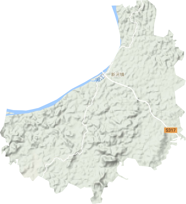 新河鎮(zhèn)地形圖