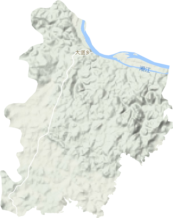 大堡鄉(xiāng)地形圖