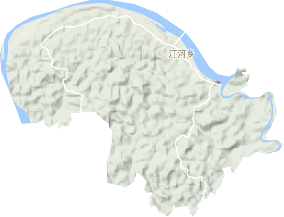 江河鄉地形圖