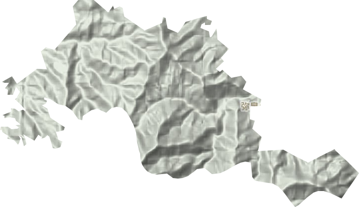 彌泉鄉(xiāng)地形圖