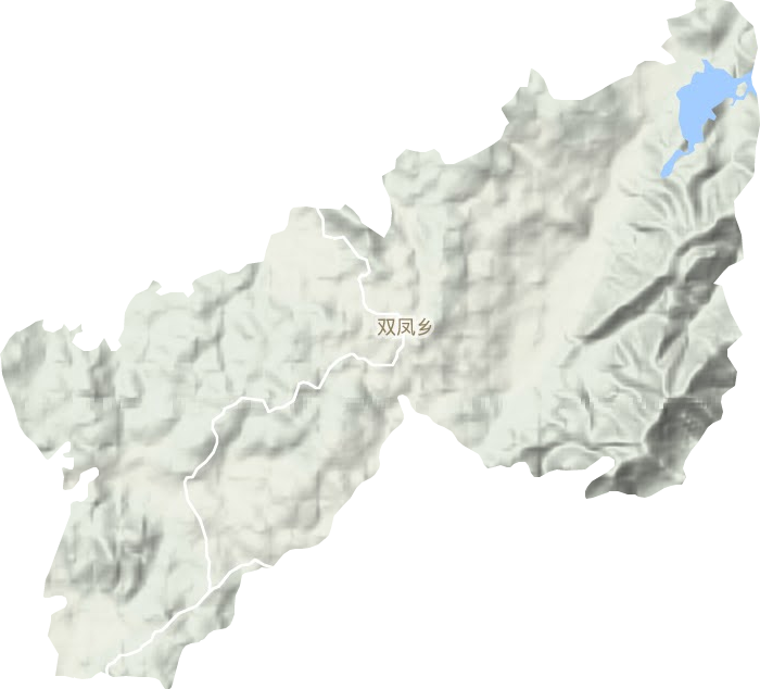 雙鳳鄉地形圖