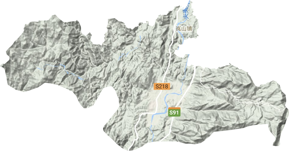 崀山鎮地形圖