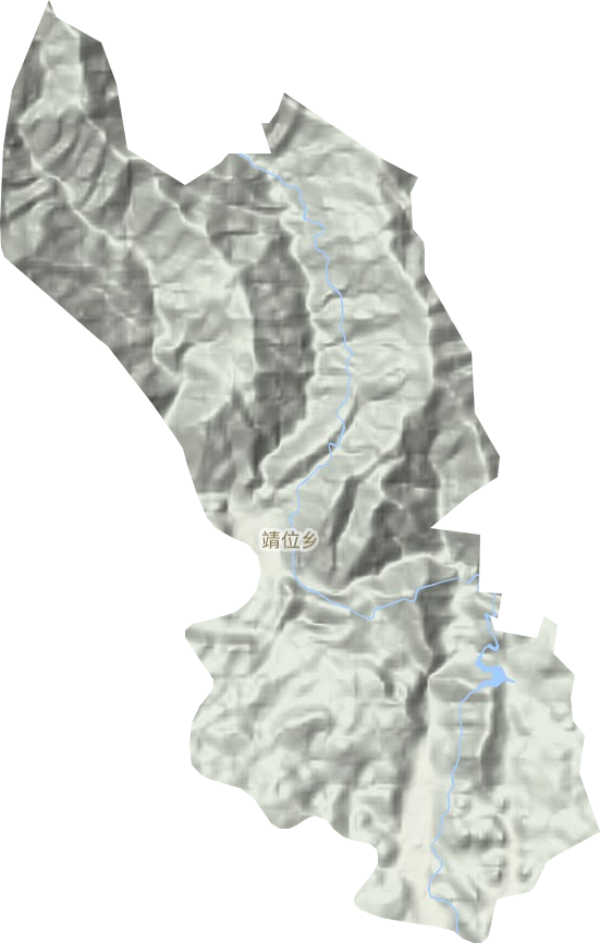 靖位鄉地形圖