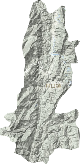 丹口鎮(zhèn)地形圖