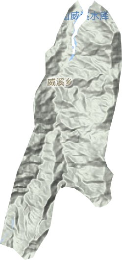 威溪鄉地形圖
