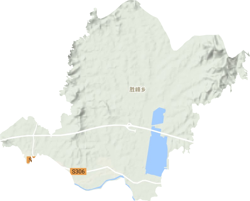 勝峰鄉(xiāng)地形圖