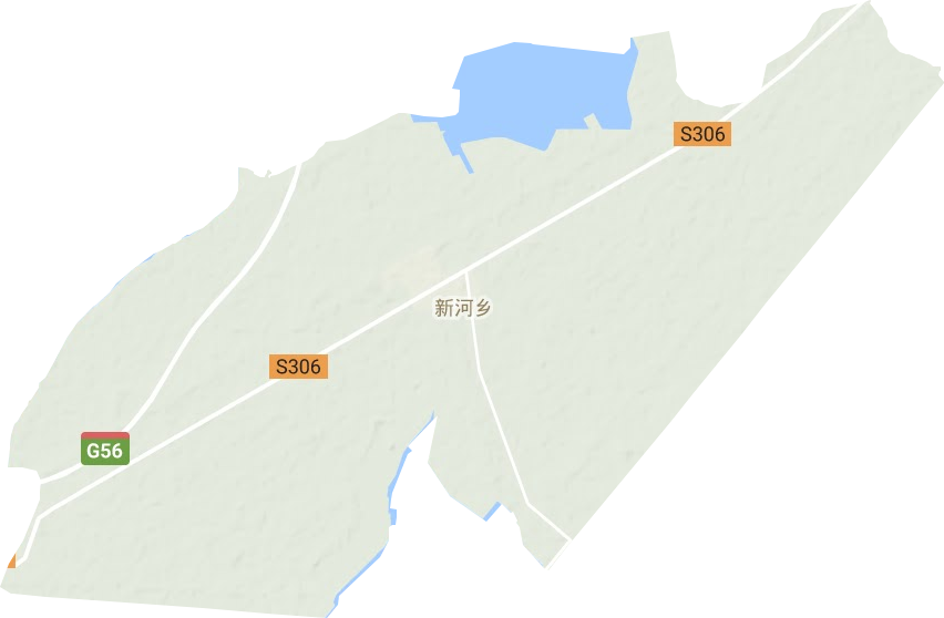 新河鄉地形圖