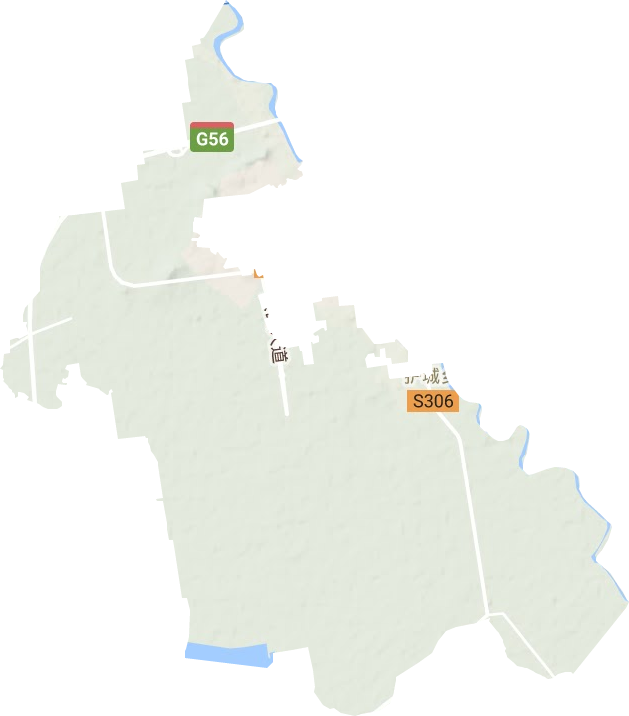 護城鄉地形圖