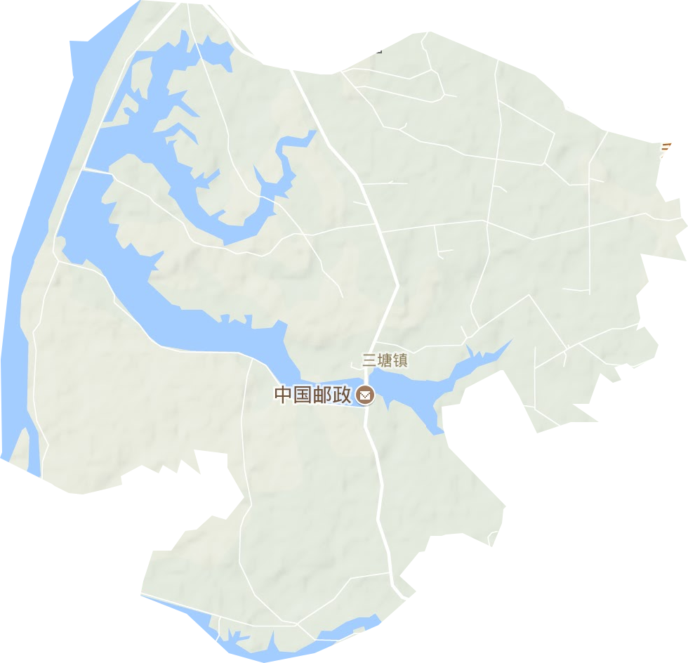 三塘鎮(zhèn)地形圖