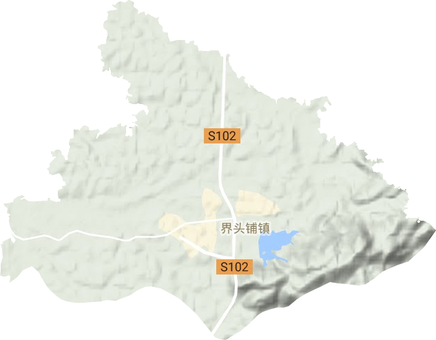 金龍鎮地形圖