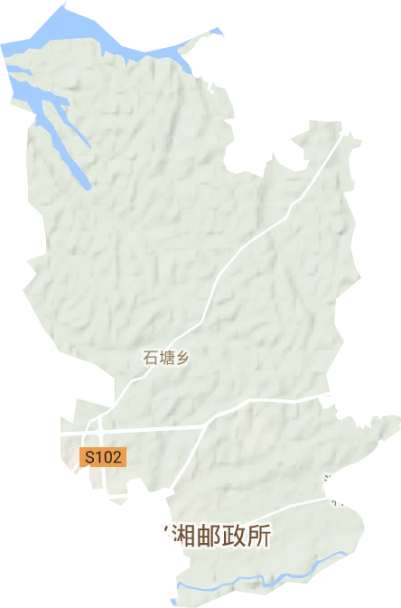 石塘鄉地形圖