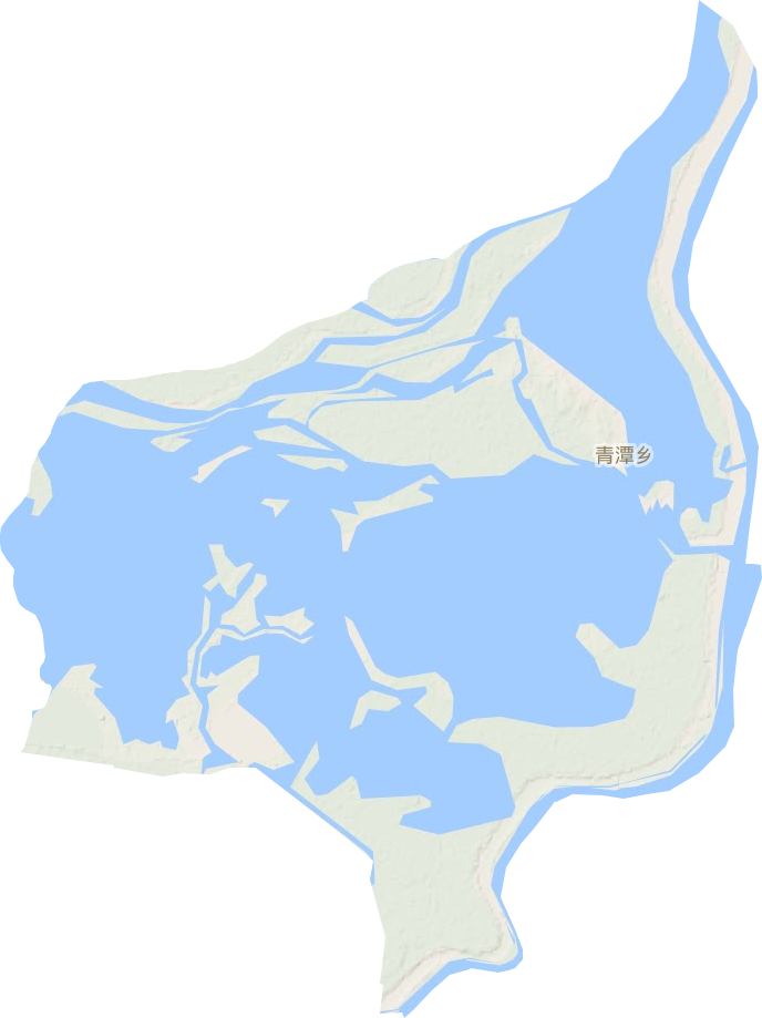 青潭鄉地形圖