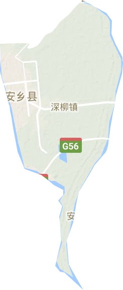 深柳鎮(zhèn)地形圖