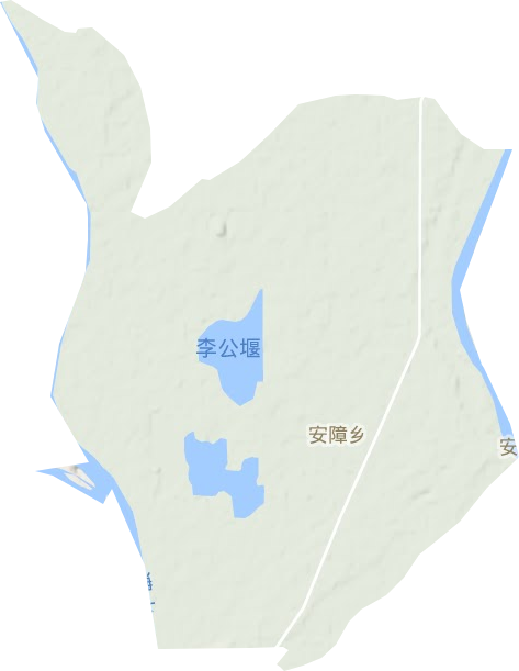 安障鄉地形圖