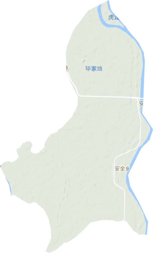 安全鄉(xiāng)地形圖