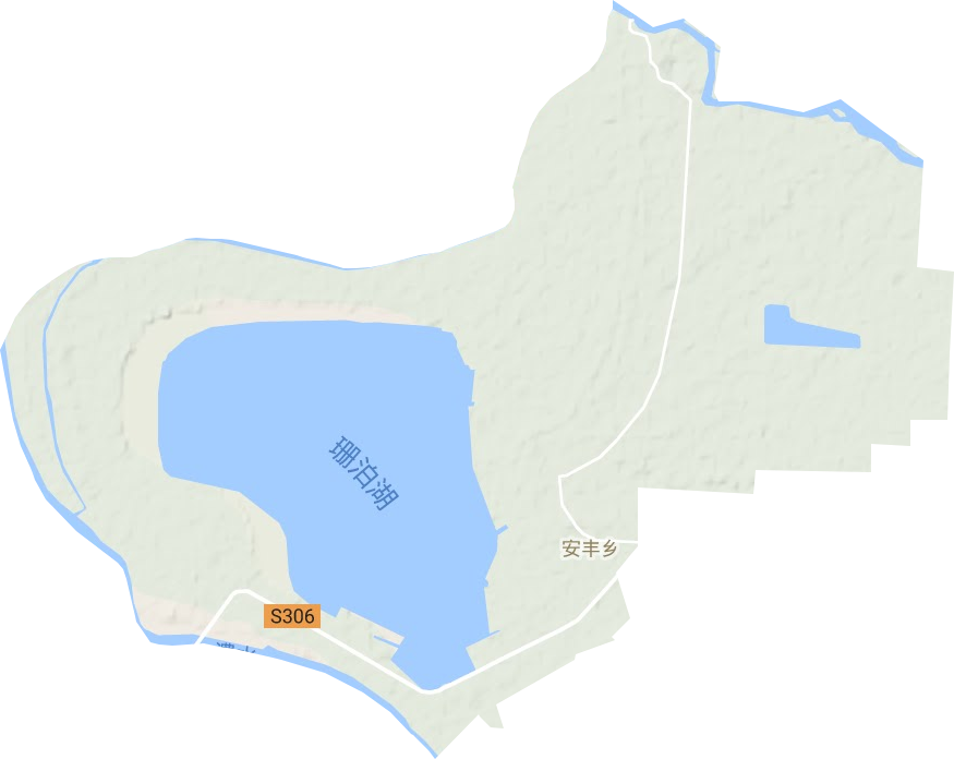 安豐鄉地形圖