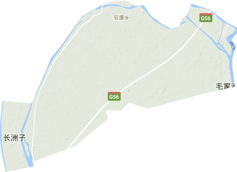 安康鄉地形圖