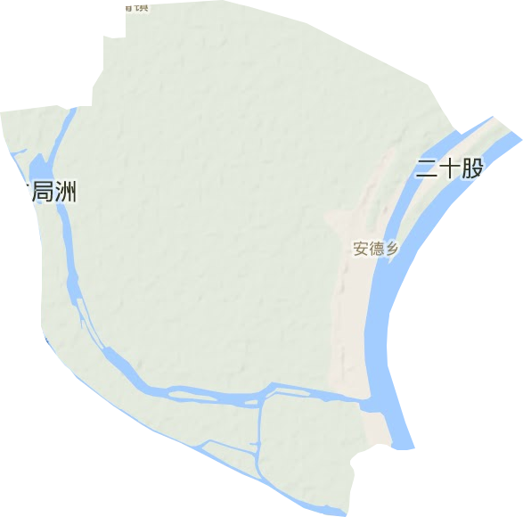 安德鄉地形圖
