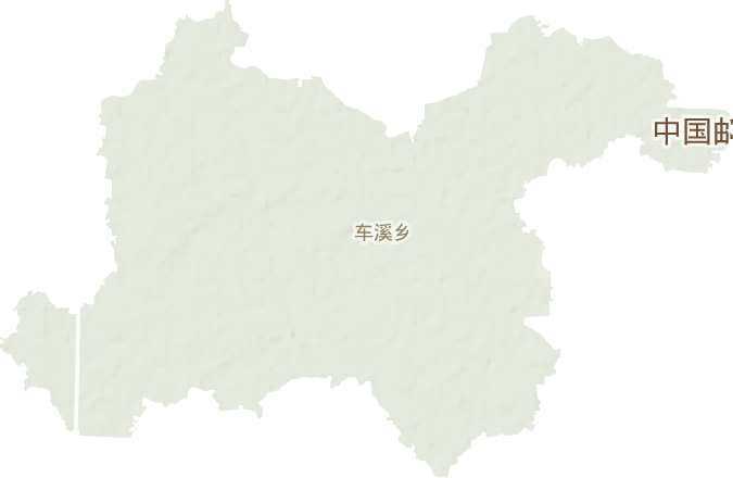 車溪鄉地形圖
