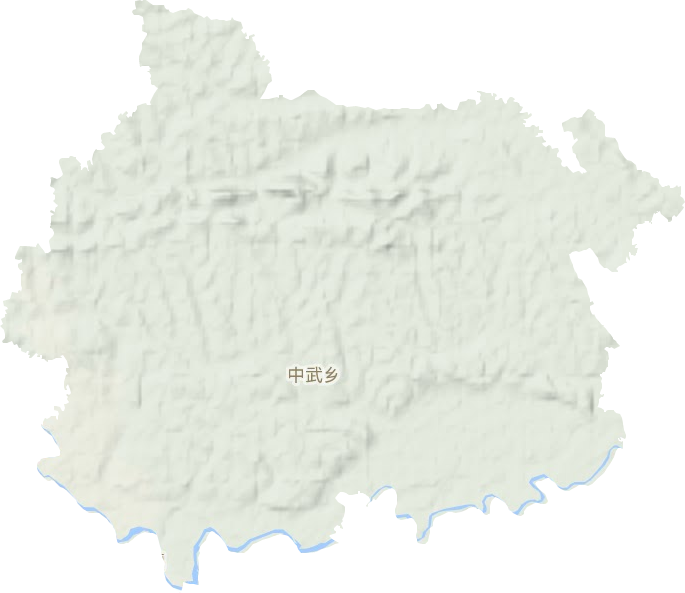 中武鄉地形圖