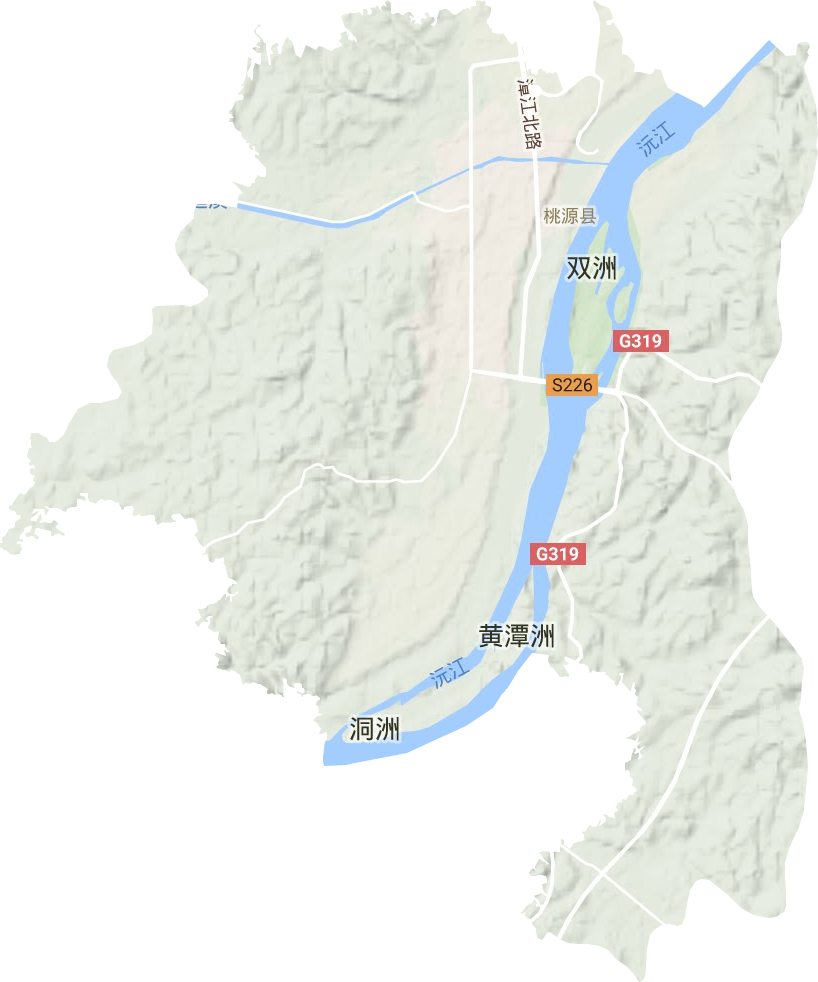 漳江鎮地形圖