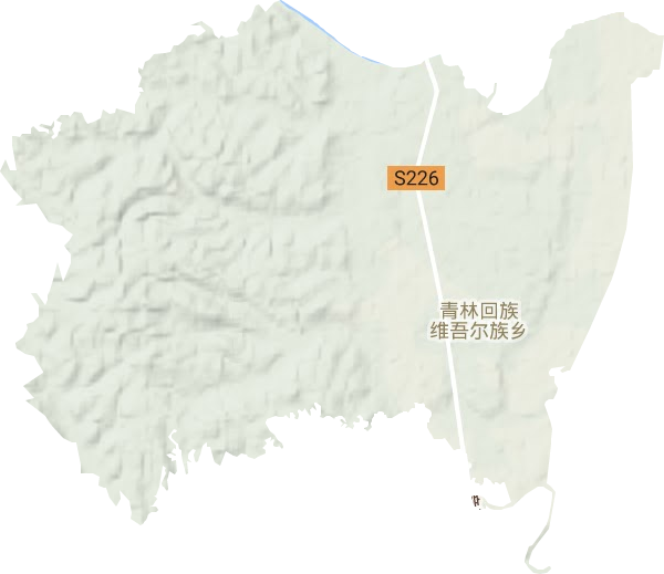 青林鄉地形圖
