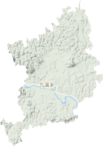 九溪鄉地形圖