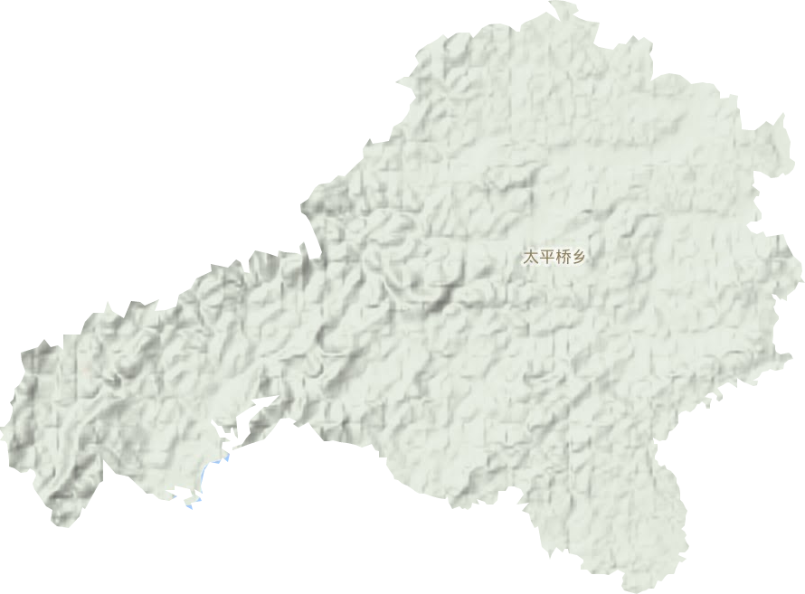 太平橋鄉地形圖
