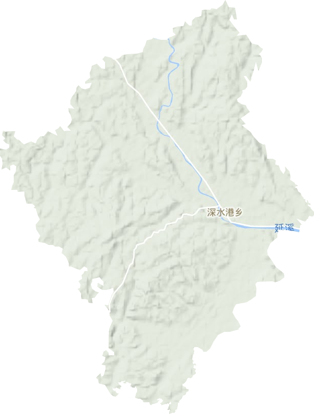 深水港鄉地形圖