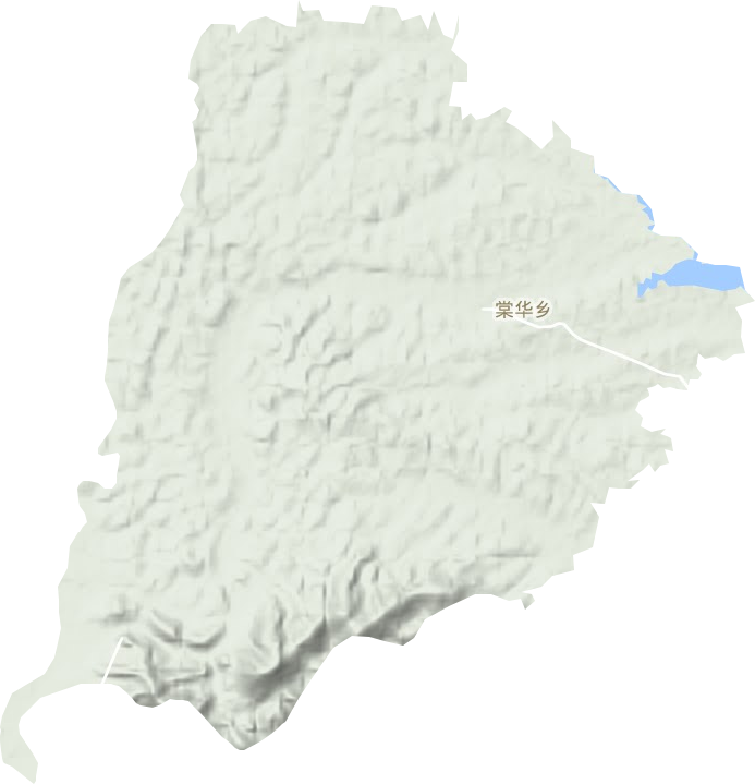 棠華鄉地形圖