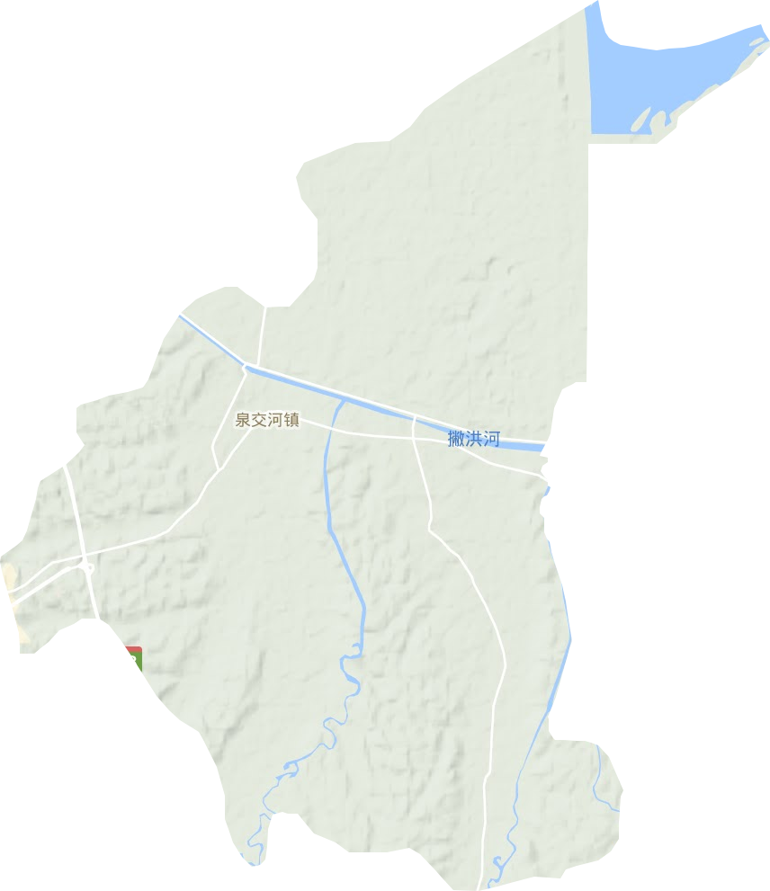泉交河鎮地形圖