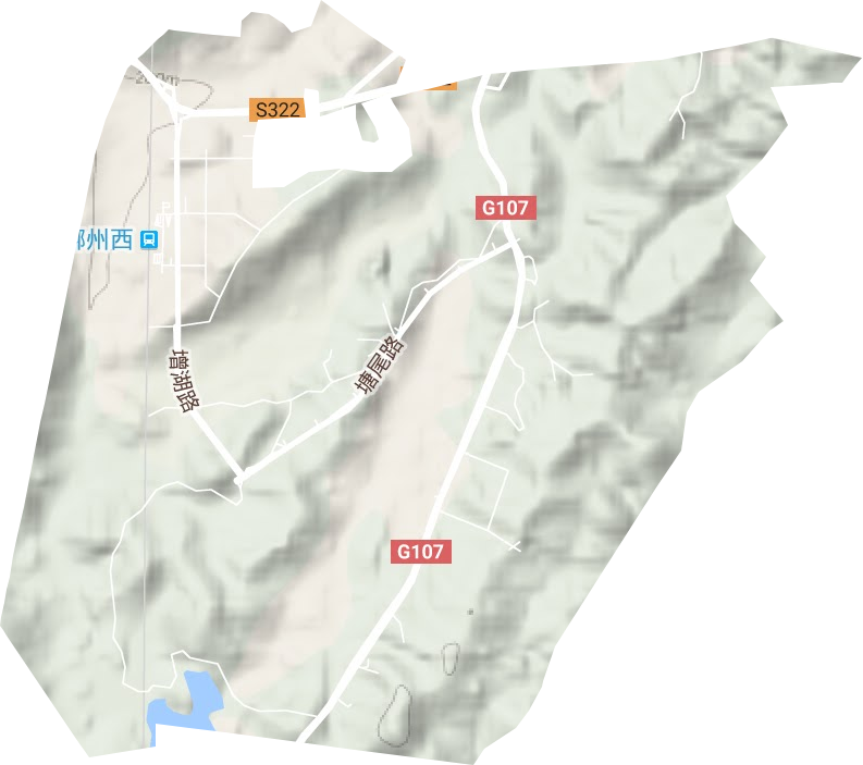 增福街道地形圖