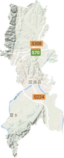 盧峰鎮地形圖